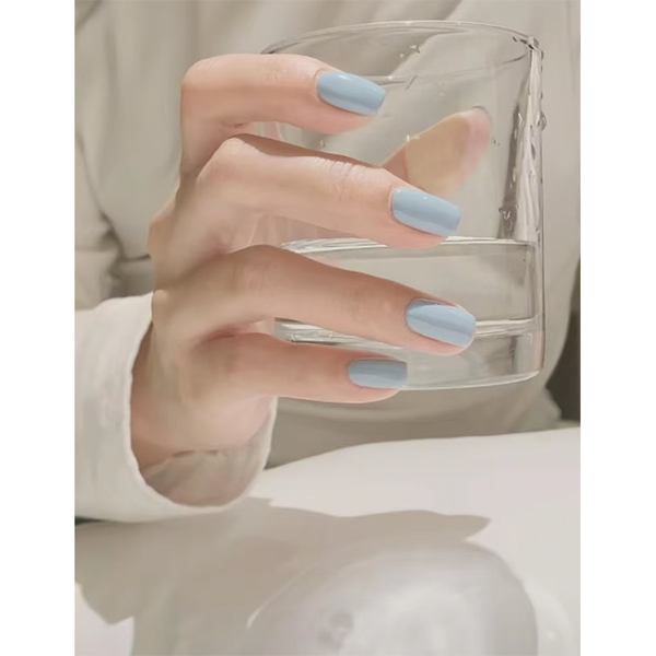 LW Haze bleu (forme d'ongle C)/Nail art/Ongles à coller